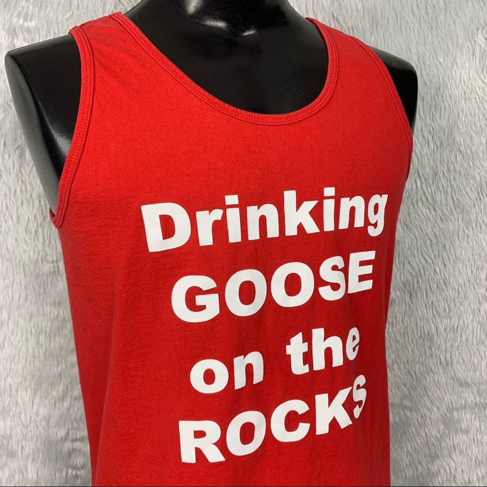 “Drinking Goose On The Rocks” Tank Top